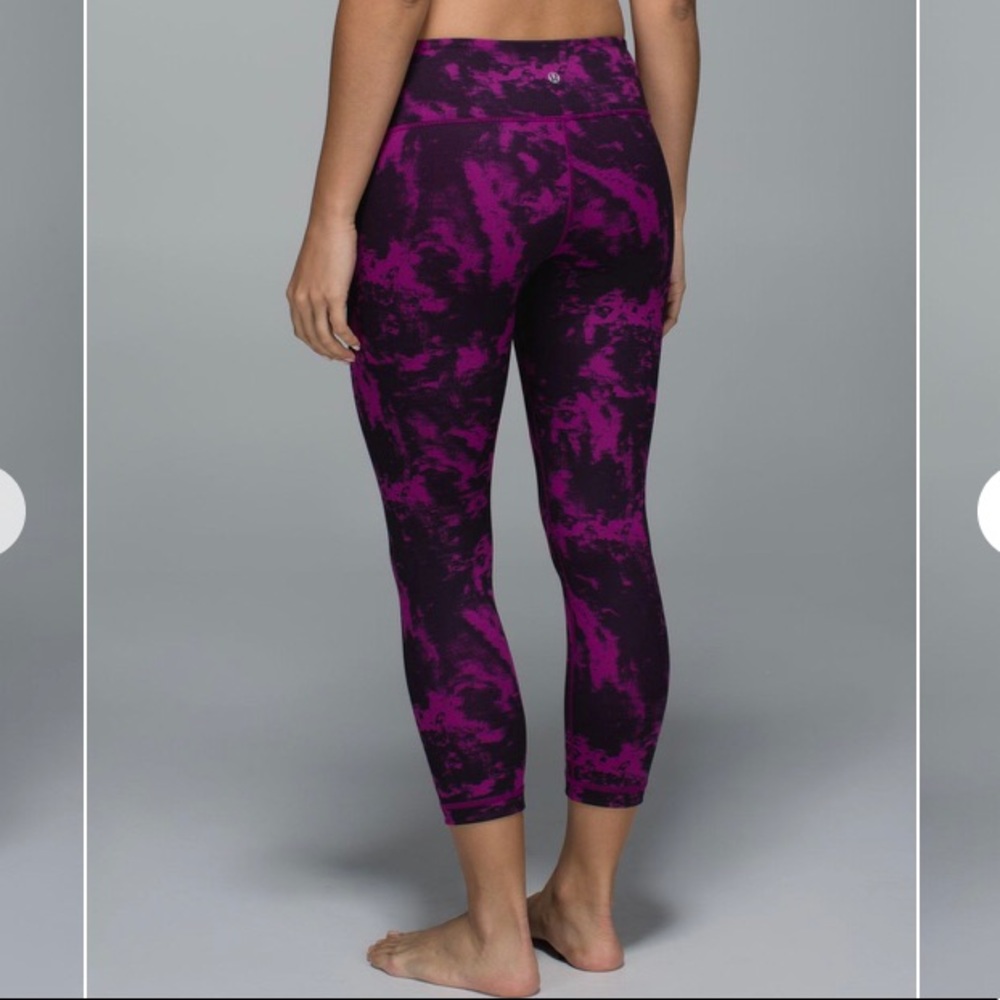 Lululemon 🍋 Wunder Under Crop II Full-On Luon EUC